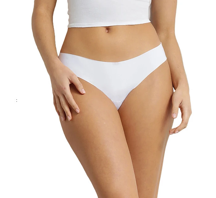 Dámské bezešvé kalhotky INVISIBLE BRAZILIAN - BELLINDA - bílá