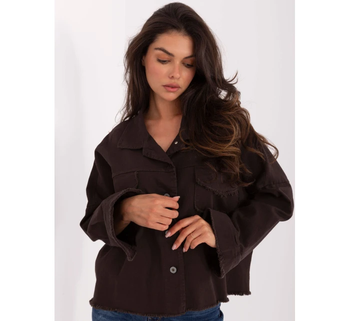 Koszula IT KS model 21302402 ciemny brązowy - FPrice