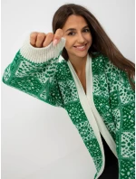 Dámský svetr LC SW model 17655253 bílý zelený - FPrice