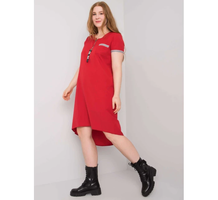 Šaty LK SK 506827.45 červená
