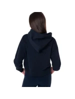 Zkrácená mikina s kapucí W UW0UW03938 tmavě modrá - Tommy Hilfiger Zkrácená mikina s kapucí W UW0UW03938 tmavě modrá - Tommy Hilfiger