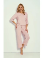 Dámské pyžamo Sara model 20864095 kr/r SXL Viskóza W25 - Taro