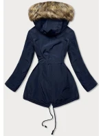 PARKA DAMSKA Z  GRANATOWA model 21243408 - LHD