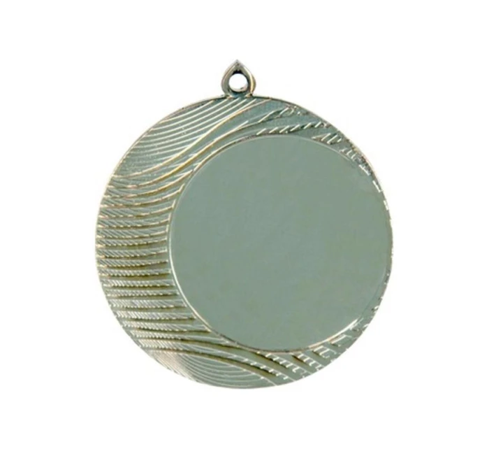 Obecná stříbrná medaile s prostorem pro emblém 50 mm - ocelová medaile