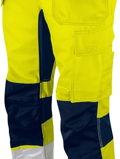 ProJob 6570 Waistpants Stretch (62-64) Strečové bezpečnostní kalhoty 64.570X yellow/navy
