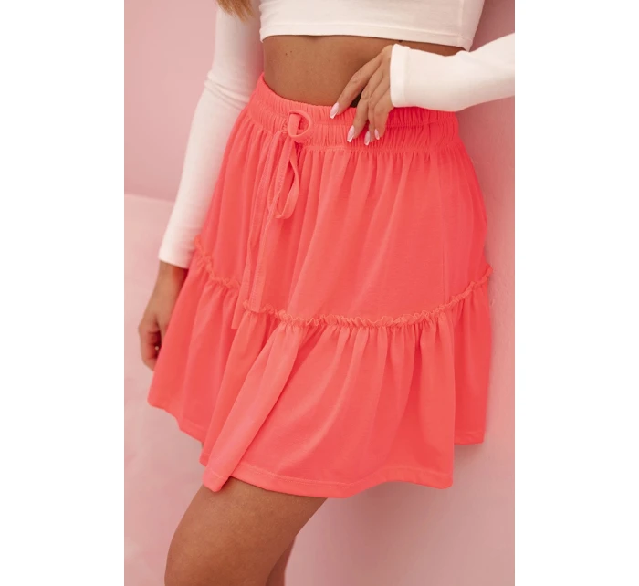 Dámská model 21774765 sukně s knoflíky kostkovaná béžová - K-Fashion Dámská model 21774765 sukně s knoflíky kostkovaná béžová - K-Fashion