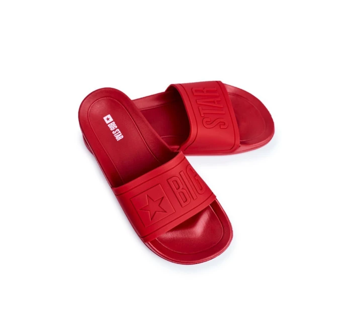 Pánské Klasické Nazouváky Big Star Červené DD174689