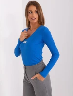 Bluzka RV BZ model 18985049 ciemny niebieski - FPrice Bluzka RV BZ model 18985049 ciemny niebieski - FPrice
