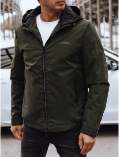 Pánská přechodná bunda s kapucí zelená FashionStreet TX4888