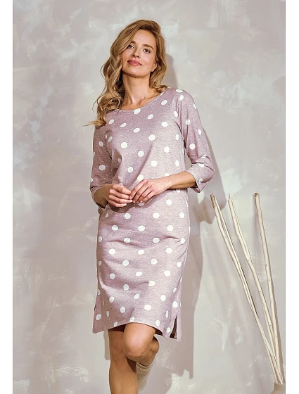 Dámská noční košile 3/4 SXL Z25 model 20213194 - Taro Dámská noční košile 3/4 SXL Z25 model 20213194 - Taro