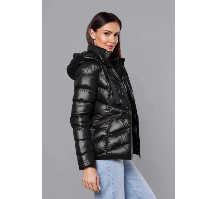 KRÓTKA KURTKA ZIMOWA DAMSKA CZARNA model 21244766 - J.STYLE