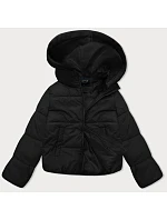 Dámská krátká zimní bunda s kapucí J Style černá (16M9187-392) Dámská krátká zimní bunda s kapucí J Style černá (16M9187-392)