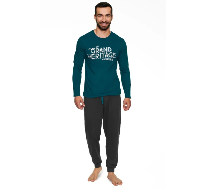 Pánské pyžamo 40021 Brand turquise - HENDERSON