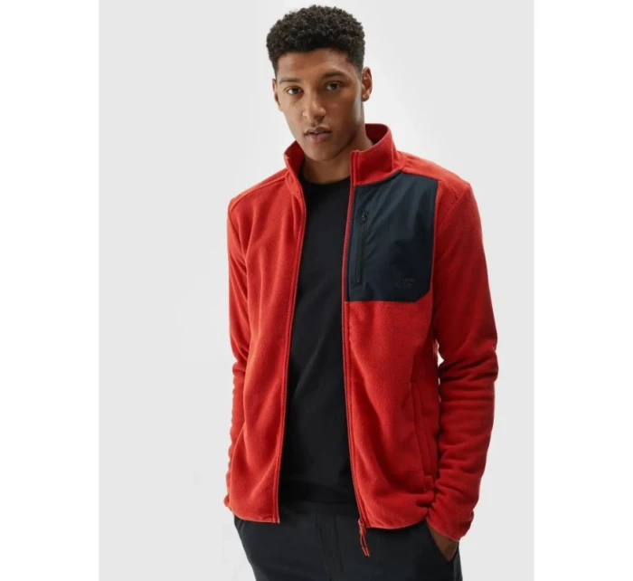 Fleecová mikina 4F M 4FWAW24TFLEM250-70S pánské Fleecová mikina 4F M 4FWAW24TFLEM250-70S pánské