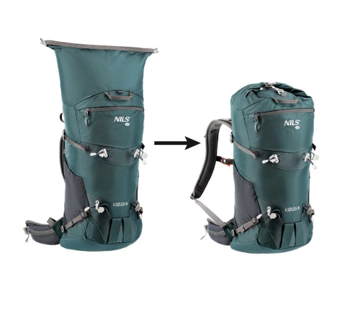 NC1938 TURISTICKÝ BATOH ZELENÝ KJOLEN 40L NILS CAMP NC1938 TURISTICKÝ BATOH ZELENÝ KJOLEN 40L NILS CAMP
