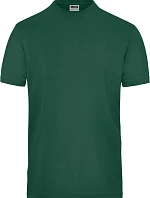 Daiber JN 1802 Pánské pracovní tričko z bio bavlny - Solid 02.1802 dark green