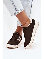 Dámské sportovní tenisky Big Star model 22185486 Čokoládové - Big Star Shoes