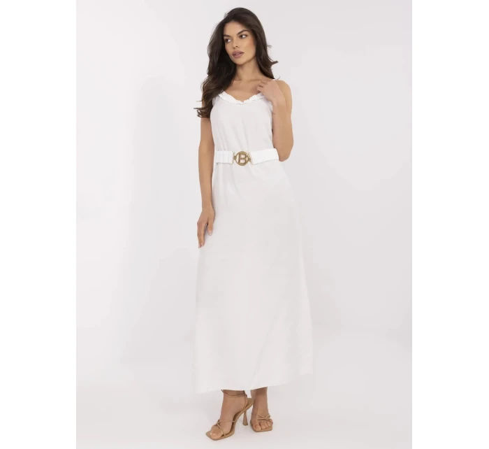 Sukienka MI SK model 21133016 ecru - FPrice Sukienka MI SK model 21133016 ecru - FPrice