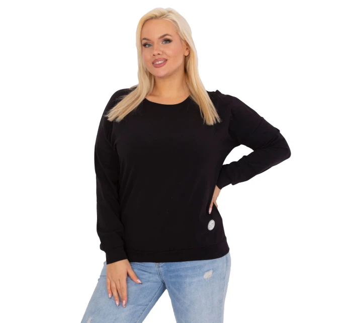 Bluzka RV BZ model 19349323 czarny - FPrice Bluzka RV BZ model 19349323 czarny - FPrice