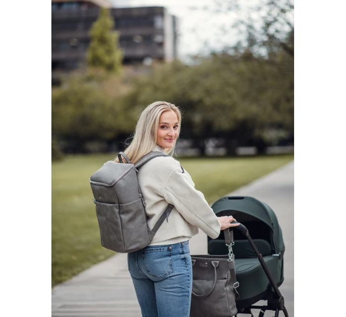 Dámský batoh na kočárek Vuch Mina Grey Dámský batoh na kočárek Vuch Mina Grey