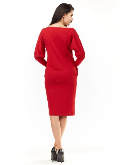 Dámské šaty model 19328362 červené - awama Dámské šaty model 19328362 červené - awama