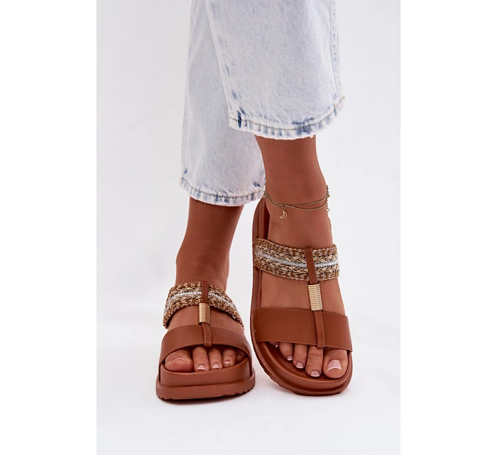 Klapky na platformě model 226368 Step in style Klapky na platformě model 226368 Step in style