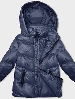 PUCHOWA KURTKA ZIMOWA DAMSKA GRANATOWA model 22082640 - J.STYLE