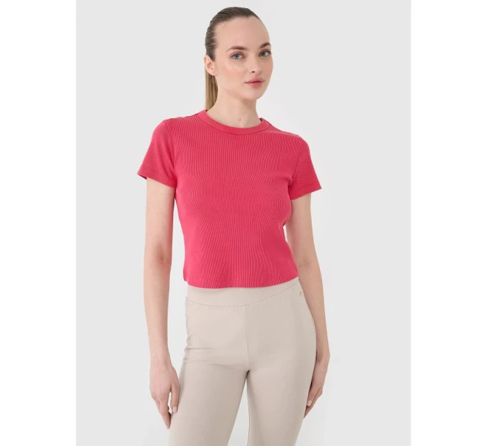 Dámské žebrované tričko model 21436870 - 4F Dámské žebrované tričko model 21436870 - 4F