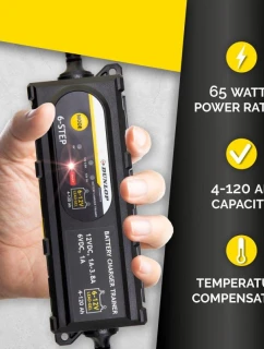 NABÍJEČKA BATERIÍ DUNLOP 3,8A