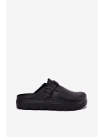 Dámské Pěnové Pantofle S Páskem A Přezkou Černé model 21698500 - EVENTO Dámské Pěnové Pantofle S Páskem A Přezkou Černé model 21698500 - EVENTO