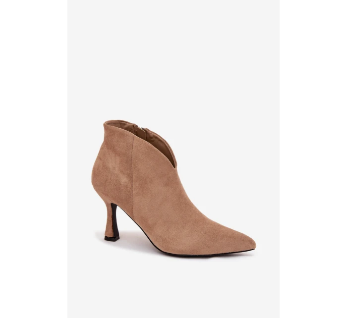 Boty na podpatku model 217802 Step in style Boty na podpatku model 217802 Step in style