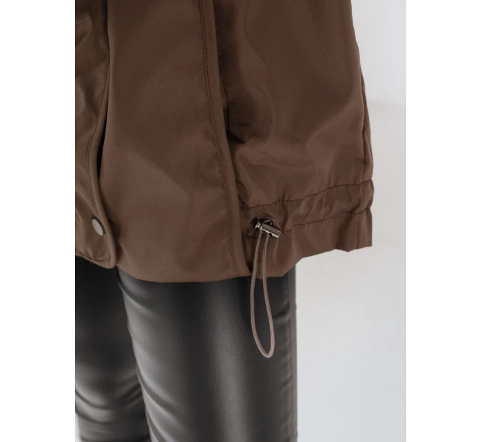 Dámská přechodná bunda hnědá Dstreet model 21968716 - FashionStreet