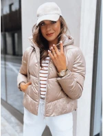 Dámská prošívaná přechodová bunda LOLAROSE béžová FashionStreet TY3738