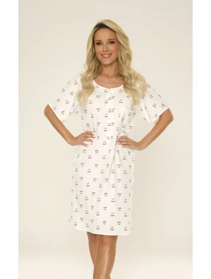 Dámská noční košile model 7292685 Mama kr/r K - De Lafense