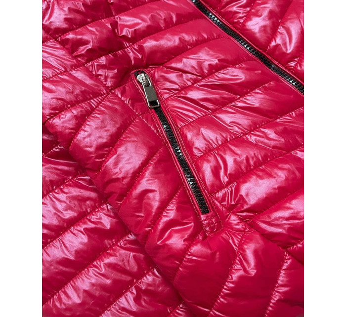 Červená lesklá dámská bunda model 16150000 - ATURE