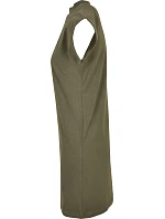 BY 101 šaty se stojáčkem olive model 22415948 - Build your Brand BY 101 šaty se stojáčkem olive model 22415948 - Build your Brand
