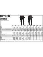 ProJob 5551 Waistpants Stretch (84-120) Pánské strečové pracovní kalhoty 64.551S navy ProJob 5551 Waistpants Stretch (84-120) Pánské strečové pracovní kalhoty 64.551S navy