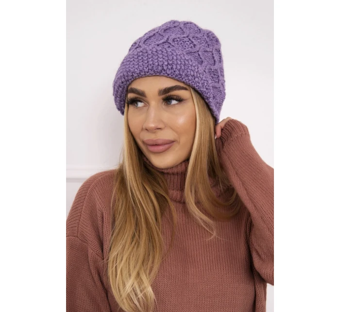 Roma fleecová čepice fialová model 18749873 - K-Fashion