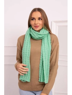 model 18752075 Dámský tmavě mátový šátek - K-Fashion