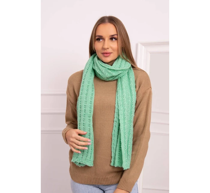 model 18752075 Dámský tmavě mátový šátek - K-Fashion model 18752075 Dámský tmavě mátový šátek - K-Fashion