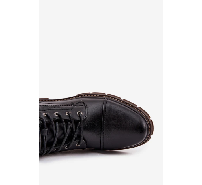 Pánské zimní boty model 21713707 tmavě hnědé - Wrangler Pánské zimní boty model 21713707 tmavě hnědé - Wrangler