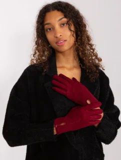 Rękawiczki AT RK model 19381497 bordowy - FPrice