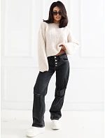 Sweter PM SW model 22334095 jasny beżowy - FPrice Sweter PM SW model 22334095 jasny beżowy - FPrice