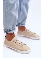 Dámská kožená sportovní obuv béžová Mosaia Dámská kožená sportovní obuv béžová Mosaia