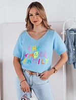 Dámský svetr FATEL modrý FashionStreet MY2316