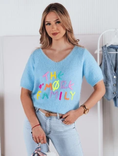 Dámský svetr FATEL modrý FashionStreet MY2316