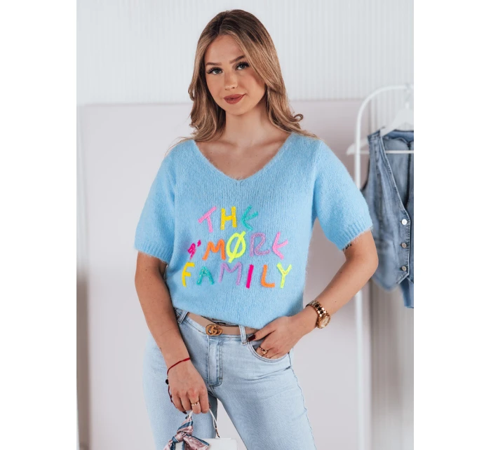 Dámský svetr FATEL modrý FashionStreet MY2316