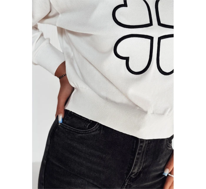 Dámský svetr Love bílý Dstreet model 21981552 - FashionStreet