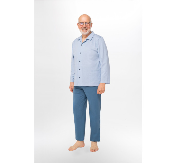 Rozepínané pánské pyžamo Martel Antoni 403 dł/r 3XL-4XL