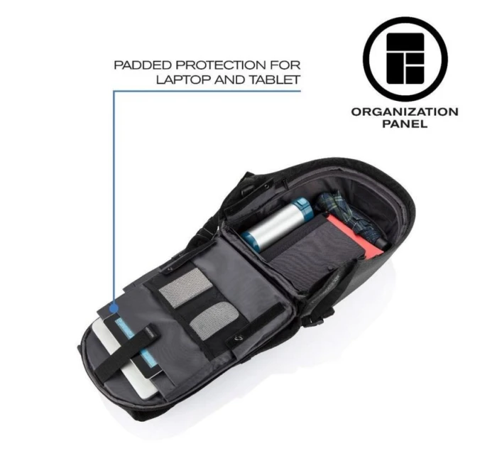 XD DESIGN BATOH PROTI KRÁDEŽI BOBBY HERO REGULAR GREY P/N: P705.292